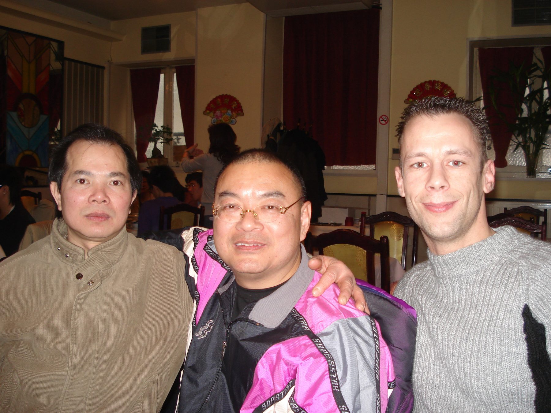 Tang Hau Min, Tang Shun Ping et Sifu De Beil en Belgique en 2011