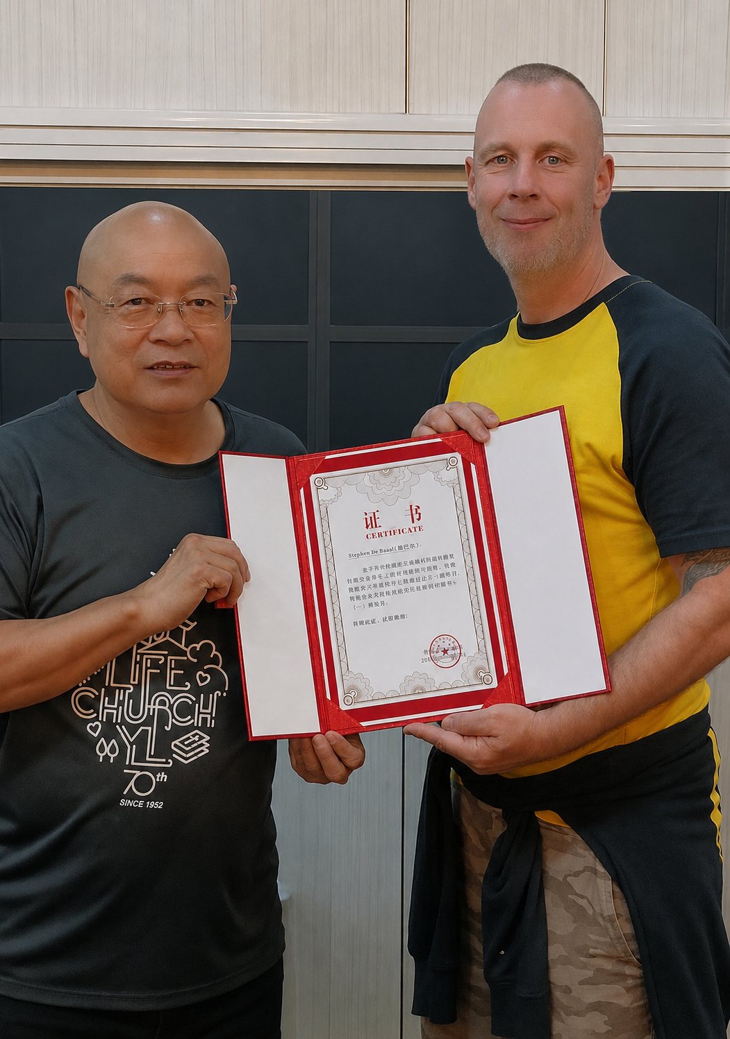 Sifu De Beil avec Tang Shun Ping en 2025